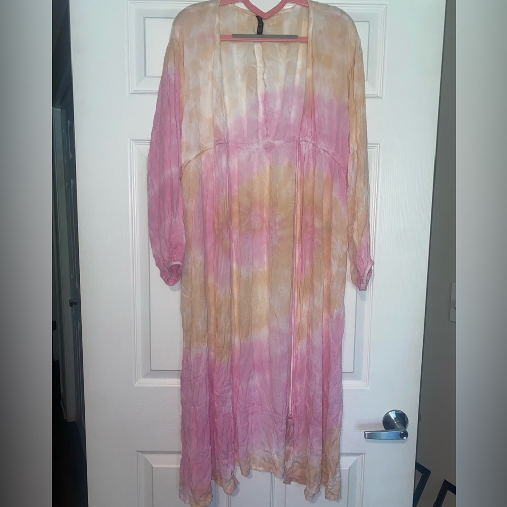 Boho Me Women’s Tie Dye Swim Suit Cover Up